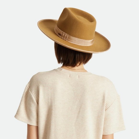 Brixton Reno Fedora Metal Bronze Size M main image 7